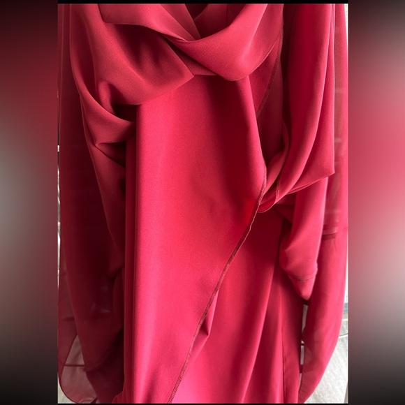 Women's Summer Maxi Dress with Ruffles and Wrap Size XL - Picture 8 of 8